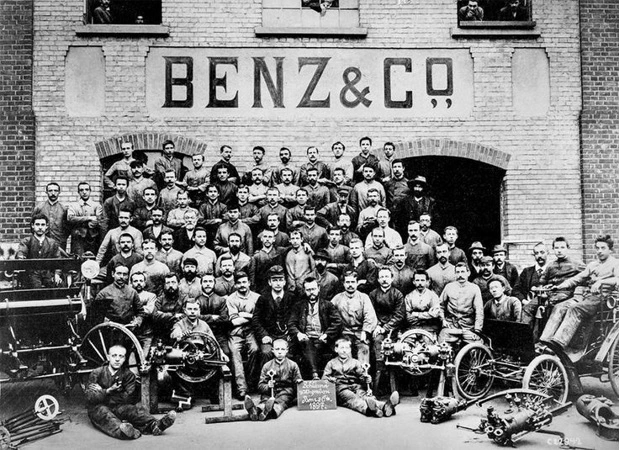 Benz & Cie Lavoratori 1886