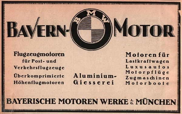Poster BMW 1918.