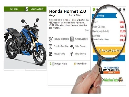Ricerca dei prezzi delle moto su Internet